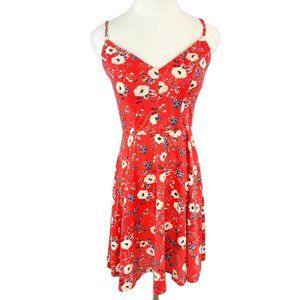 Nine Britton Floral Strappy Fit and Flare Dress